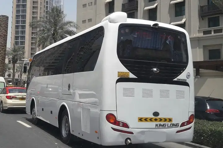 80 Seater labor Bus Rent